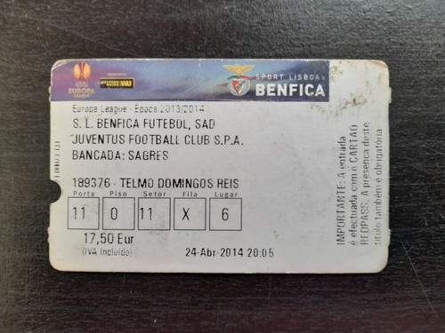 Biglietto benfica juventus - benfica,